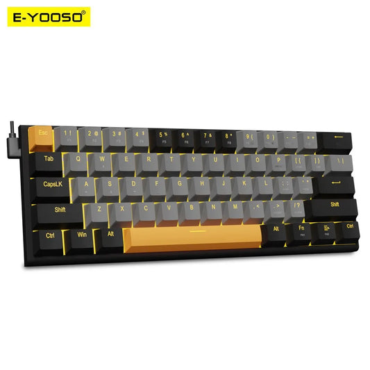 E-YOOSO USB Mechanical Gaming Wired Keyboard