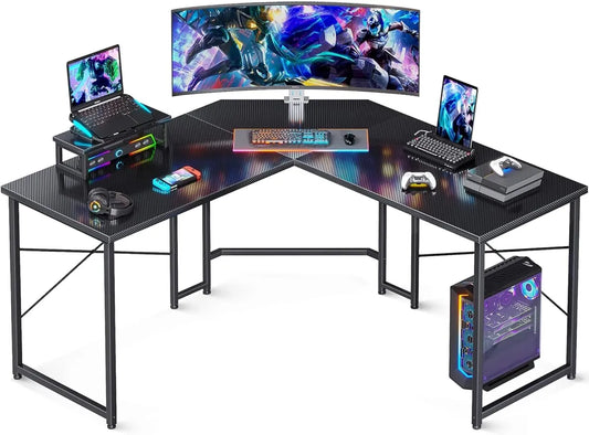 51" L Shaped Gaming Desk