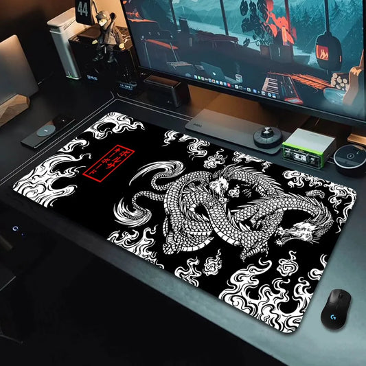 Japanese Dragon Large Gaming Mousepad XXL